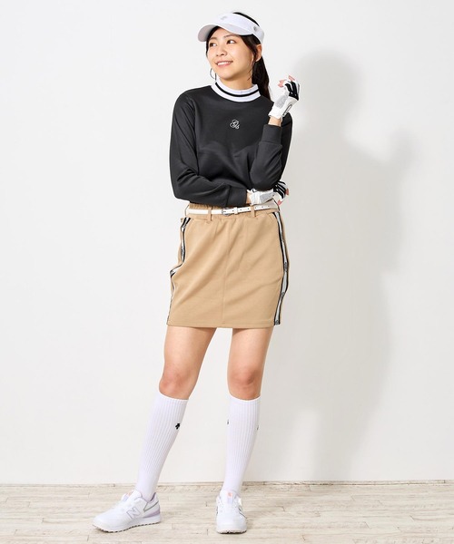 TopIsm（トップイズム） ゴルフ モックネックシャツ 長袖 ゴルフウェア