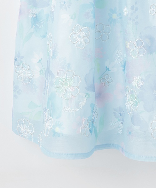 新品　❤︎ メゾピアノ　130cm ワンピース　水色　花柄　フォーマル　入学式にも 新品 ❤︎ メゾピアノ 130cm ワンピース 水色 花柄 フォーマル 入学式