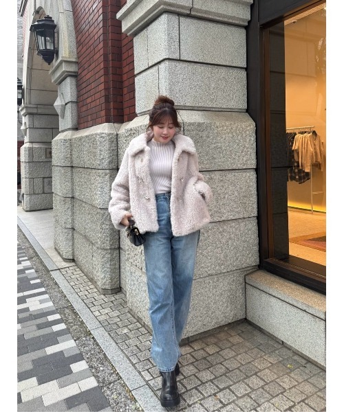 ニット/セーター Volume-Sleeve Glitter Knit Top  herlipto Her lip to ニット セーター Volume-Sleeve Glitter Knit Top