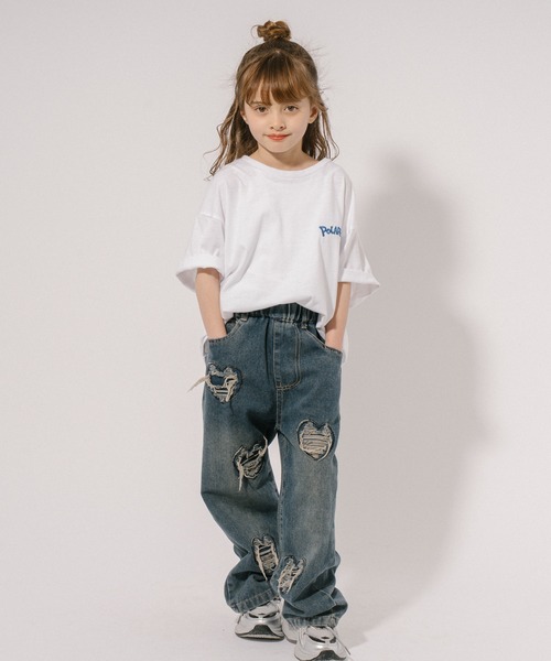 URBAN CHERRY（アーバンチェリー） パンツ ハートダメージデザイン