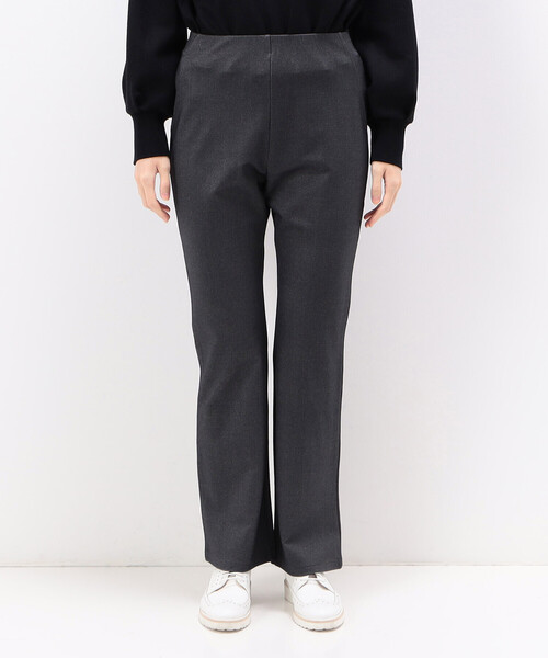 Gabardine K.T パンツ ハイテンションポンチ起毛 フレアパンツ  