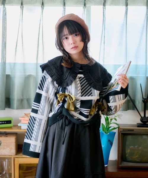 kutir（クティール） ニット セーター 「クティールとレトロ」ベロア