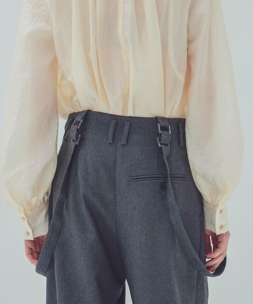 DRESSLAVE（ドレスレイブ） スラックス パンツ detachable strap tuck