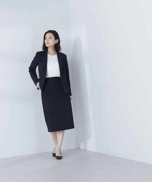 NATURAL BEAUTY BASIC スカート ダブルクロスストレッチ SETUP