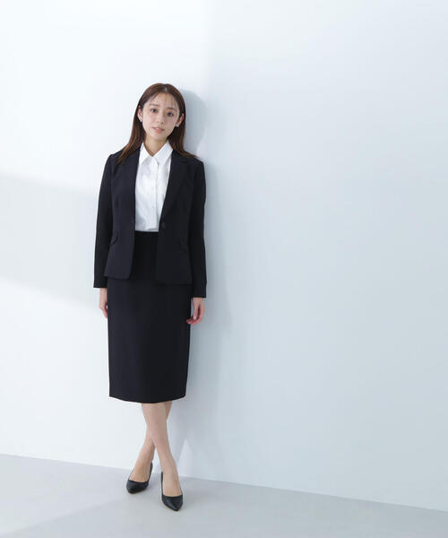 【Free People】ユッカダブルクロス ENFOLD(エンフォルド)｜ダブルクロス タック立体 JK/ジャケット