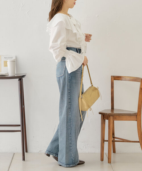 chico カットソー&リボンブラウス &ショルダーバッグ バック開きリボンフリルブラウス | Chico(チコ)レディース | PAL