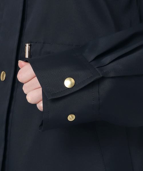 Spick＆Span コート アウター 「追加」撥水ツイルフーデッド