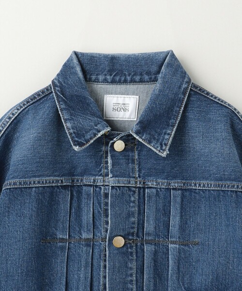 美品 UNITED ARROWS ＆ SONS デニムジャケット サイズM UNITED ARROWS & SONS＞ DENIM TRUCKER JACKET 25SS/デニム