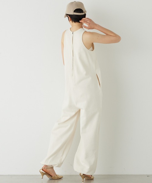 Whim Gazette スウェットアメスリーブオールインワン THE PAUSE オールインワン 「THE PAUSE」スウェットアメスリ