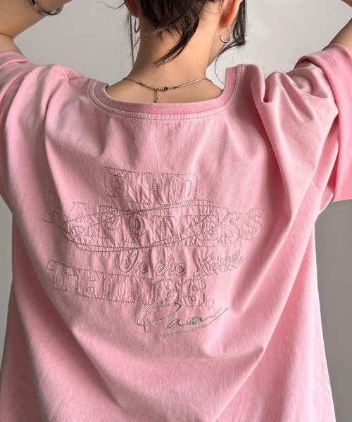 classicalelf tシャツ 綿100%ヴィンテージウォッシュ前後2way