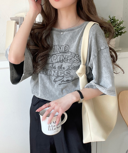 【Elisabetta Franchi】刺繍が施されたコットンTシャツ ちびロゴ 刺繍 Tシャツ S30GC0701 S22816 半袖 (Maison Margiela