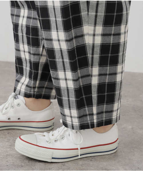 JOURNAL STANDARD LUXE パンツ ギャバチェック グランディパンツ