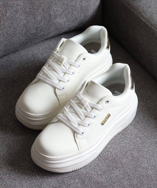 kitson（キットソン） スニーカー 厚底 ウェッジソール 軽量 レース
