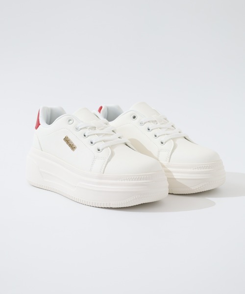 再値下げ【Kitson】スニーカー 新品未使用 kitson スニーカー KITSON キットソン 厚底 ウェッジソール 軽量