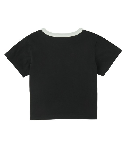 X-girl tシャツ STAR CAMO LOGO S/S CROPPED TEE レディース