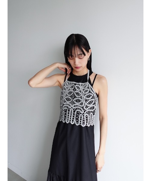 frangant lace bustier レースビスチェ frangant lace bustier レースビスチェ