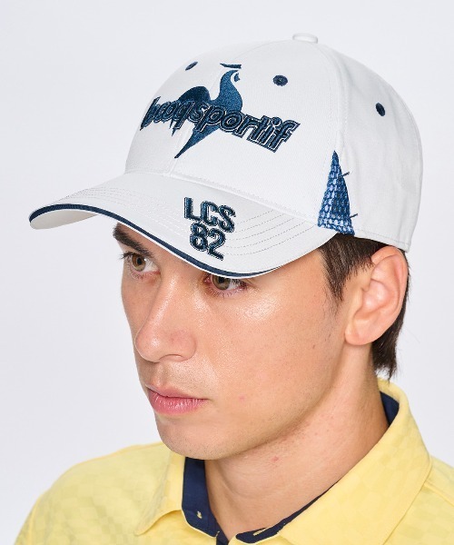 ゴルフシューズ、キャップ ルコックスポルティフ ゴルフ le coq sportif golf 【まぶガード