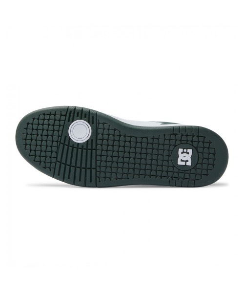  「DC SHOES」 ハイカットスニーカー 23cm ホワイト×グリーン メンズ