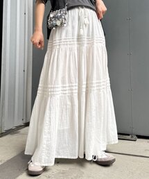 スカート 「India」ボイルピンタックスカート｜ZOZOTOWN Yahoo!店