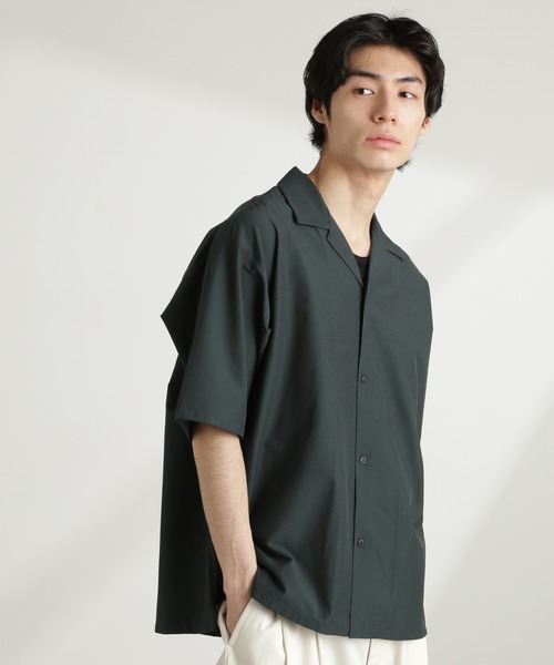 リノー linoh半袖シャツ LiNoH（リノー） 半袖シャツ 1 ブルー メンズ