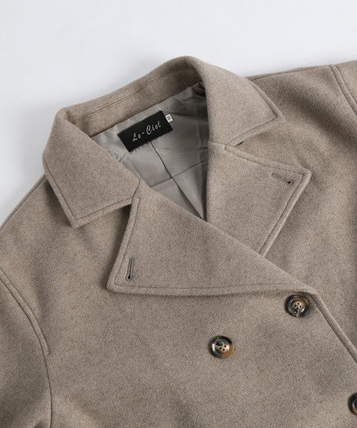 「SUGAR BISKET」 ピーコート フリー ブラック レディース_画像3