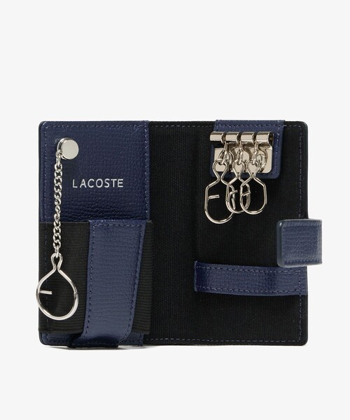 LACOSTE キーケース シュリンクレザー : ZOZOTOWN Yahoo!店