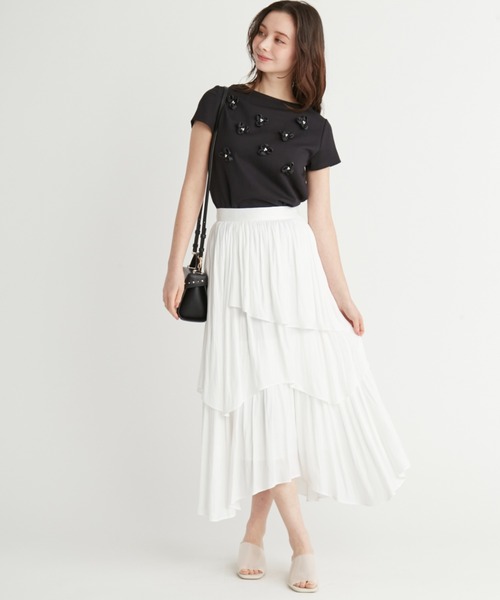 CELFORD ティアードデザインスカート アシンメトリーティアードスカート(SKIRT（スカート）)｜CELFORD