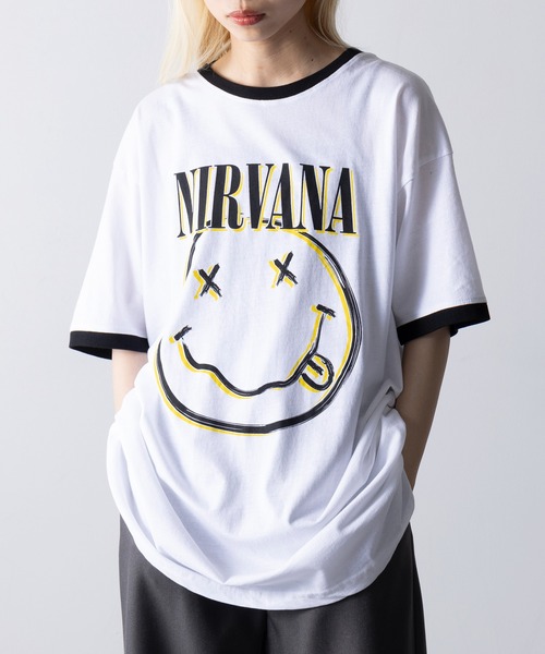 ビィンテージBeatlesビートルズTシャツNirvana greatLAnd