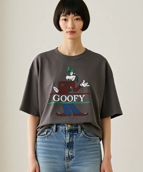Disney tシャツ 2025SS Disney/ディズニー ミッキー オーバー