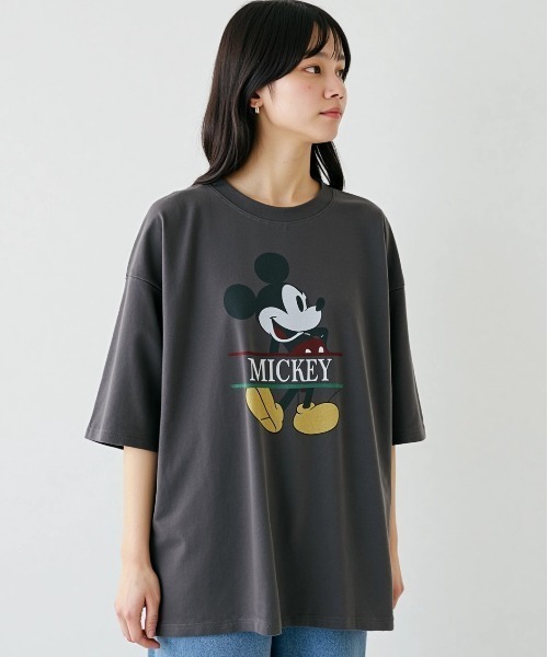 Disney tシャツ 2025SS Disney/ディズニー ミッキー オーバー