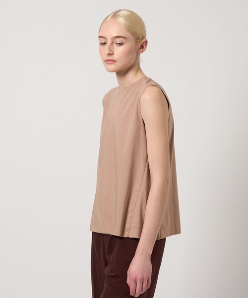tシャツ 「Steven Alan」コットン レーヨン ノースリーブ プロオーバー レディース STEVEN ALAN tシャツ 「Steven Alan」コットン レーヨン