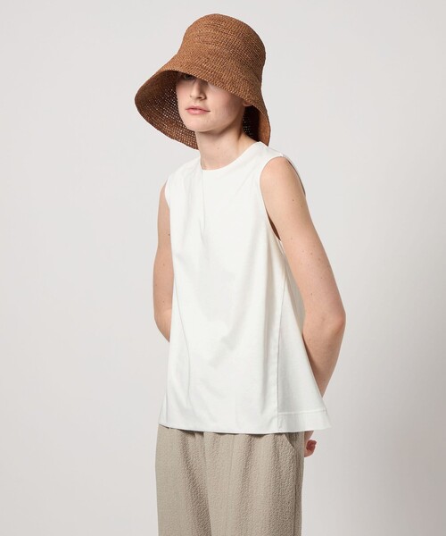 tシャツ 「Steven Alan」コットン レーヨン ノースリーブ プロオーバー レディース STEVEN ALAN tシャツ 「Steven Alan」コットン レーヨン