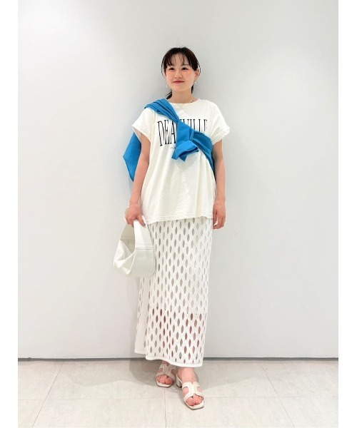 allureville / アルアバイル ピグメントダイターンバックスリーブ T ピグメントダイターンバックスリーブ Tシャツ|allureville
