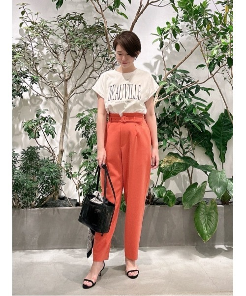 allureville tシャツ ピグメントダイターンバックスリーブ T