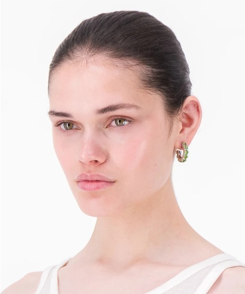 フランス発 ☆Justine Clenquet☆ Nina クリスタル ピアス: Acid JUSTINE CLENQUET ピアス CLENQUET/ジュスティーヌ・クランケ