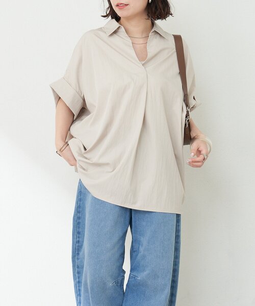 continuer de NICE CLAUP ブラウス シャツ ドルマンスキッパー