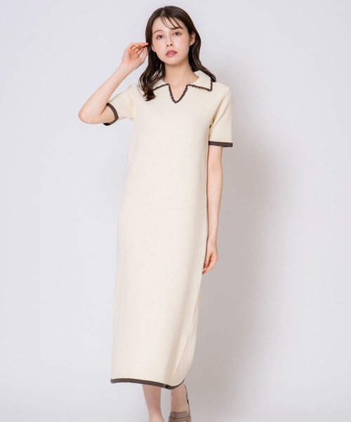 Noela ワンピース ポロニットワンピース : ZOZOTOWN Yahoo!店