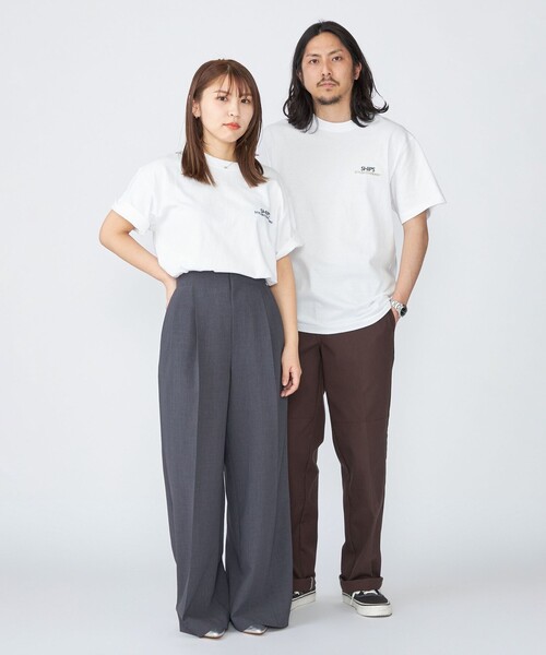 「SHIPS」 半袖Tシャツ MEDIUM ホワイト メンズ