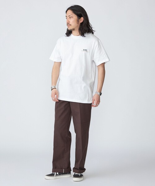 「SHIPS」 半袖Tシャツ MEDIUM ホワイト メンズ