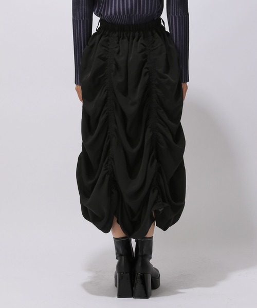 HARE  アソートドッキングスカート 黒/シルバー　ロングスカート 楽天市場】【SALE／30%OFF】(W)アソートドッキングSK HARE ハレ