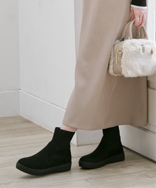 ikka（イッカ） ブーツ ニットスニーカーブーツ レディース : ZOZOTOWN