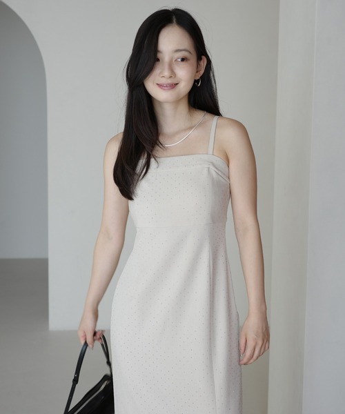 EIMY ISTOIRE（エイミーイストワール） ワンピース ビジューキャミ