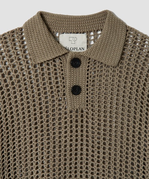 TELOPLAN ブラウス シャツ Omi Crochet Shirts レディース