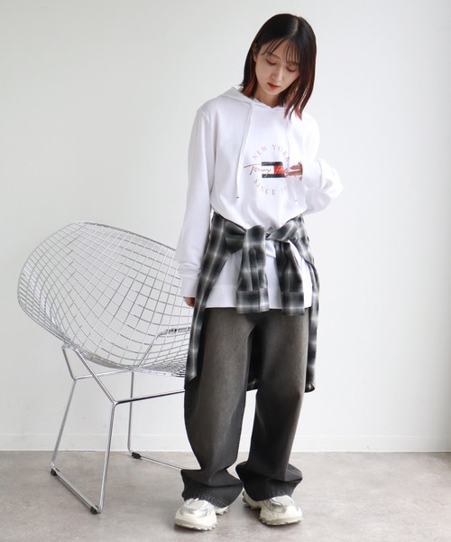 パーカー 「TOMMY HILFIGER/トミーヒルフィガー」 ロゴ プルオーバーパーカー メンズ レディース | TOMMY HILFIGER | 12