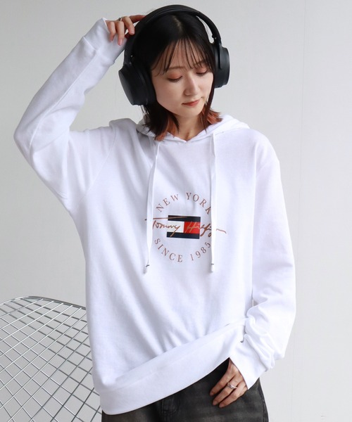 パーカー 「TOMMY HILFIGER/トミーヒルフィガー」 ロゴ プルオーバーパーカー メンズ レディース | TOMMY HILFIGER | 08