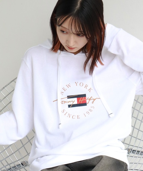 パーカー 「TOMMY HILFIGER/トミーヒルフィガー」 ロゴ プルオーバーパーカー メンズ レディース | TOMMY HILFIGER | 10