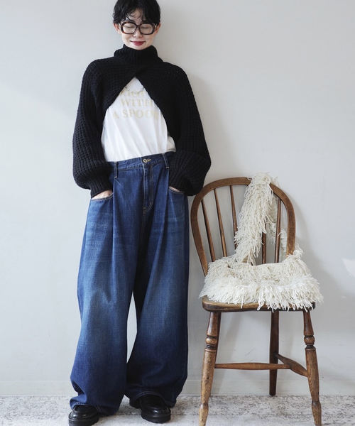 03T601☆ MARITAS × Le Denim コラボ デニム ジーンズ SLOBE IENA - 03T601☆ MARITAS × Le Denim コラボ デニム