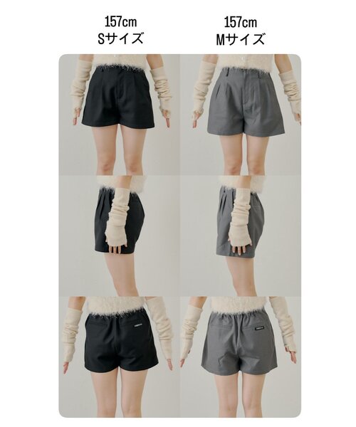 Chico（チコ） パンツ フロントタックショートパンツ レディース