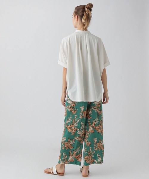 「saloon」 7分袖ブラウス FREE グリーン レディース_画像3