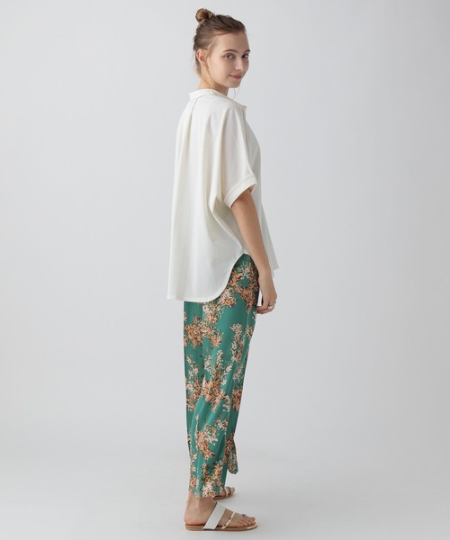 「saloon」 7分袖ブラウス FREE グリーン レディース_画像4